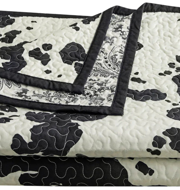 Clara Cowhide Reversible Quilt