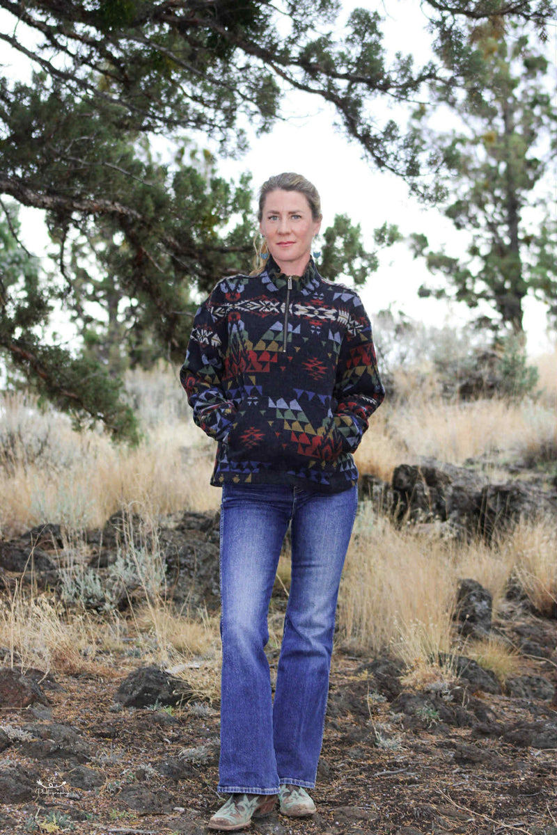 Autumn Birch Half Zip Pullover