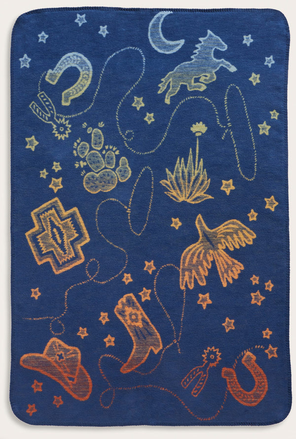 Cosmic Rodeo Baby Blanket