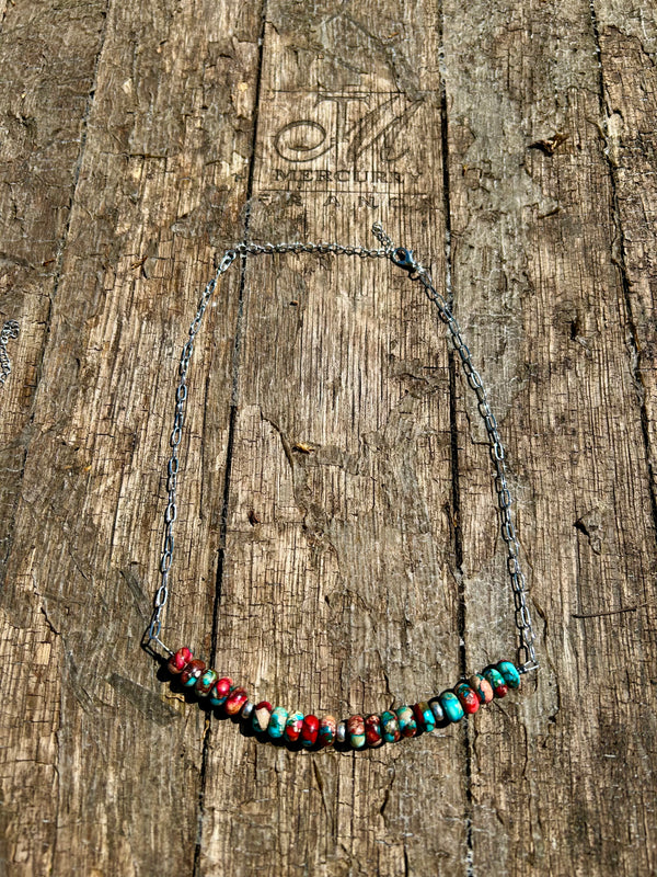 16.5 Verascite Bead Necklace