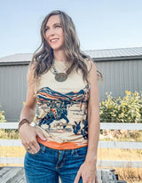 Desert Life Rib Knit Tank