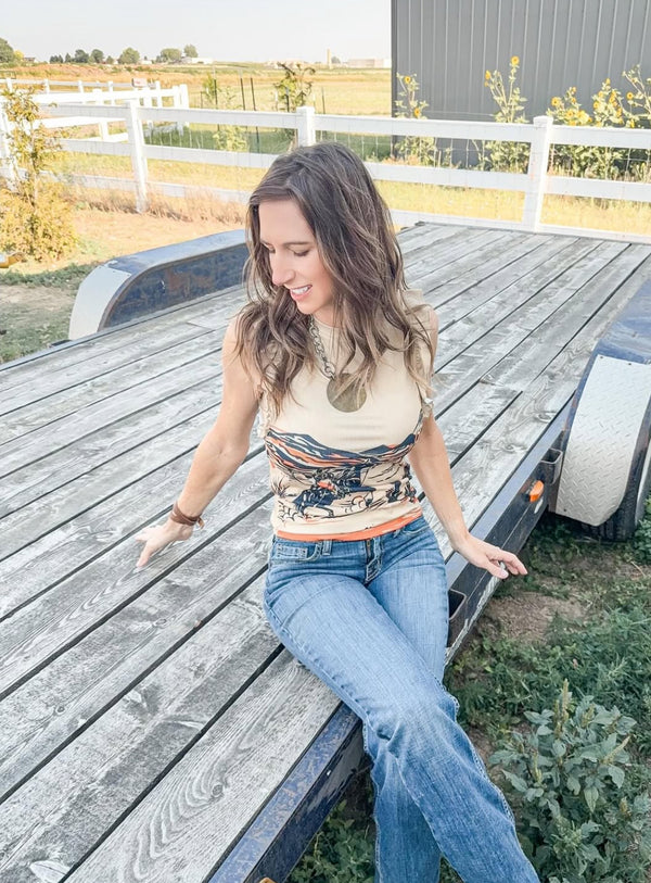 Desert Life Rib Knit Tank