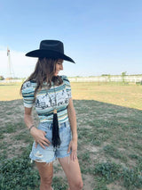 Striped Wild West Tee