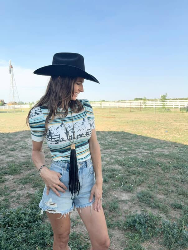 Striped Wild West Tee