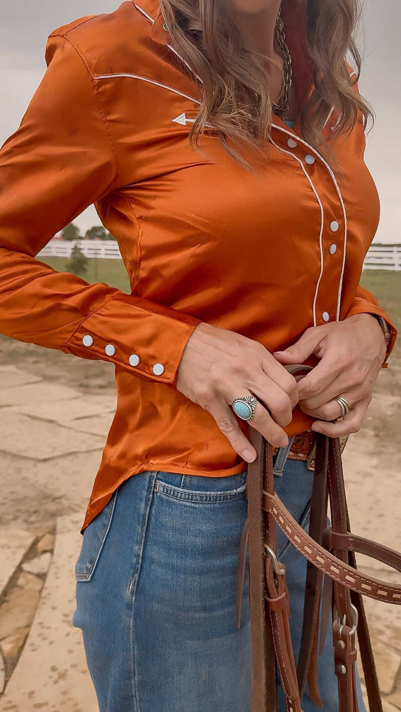 Copper Retro Cowgirl