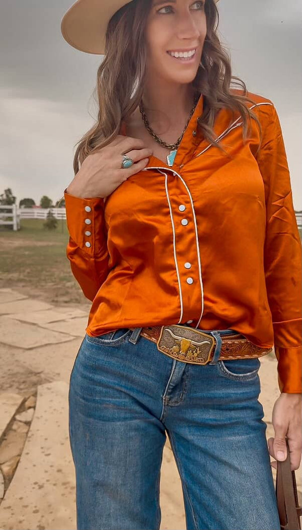 Copper Retro Cowgirl