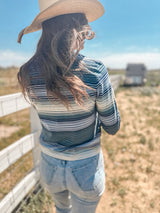 Textured Striped Sweater