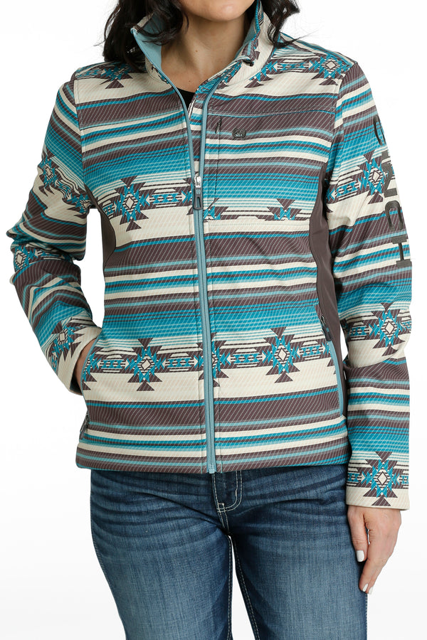 Turquoise & Gray Concealed Carry Jacket