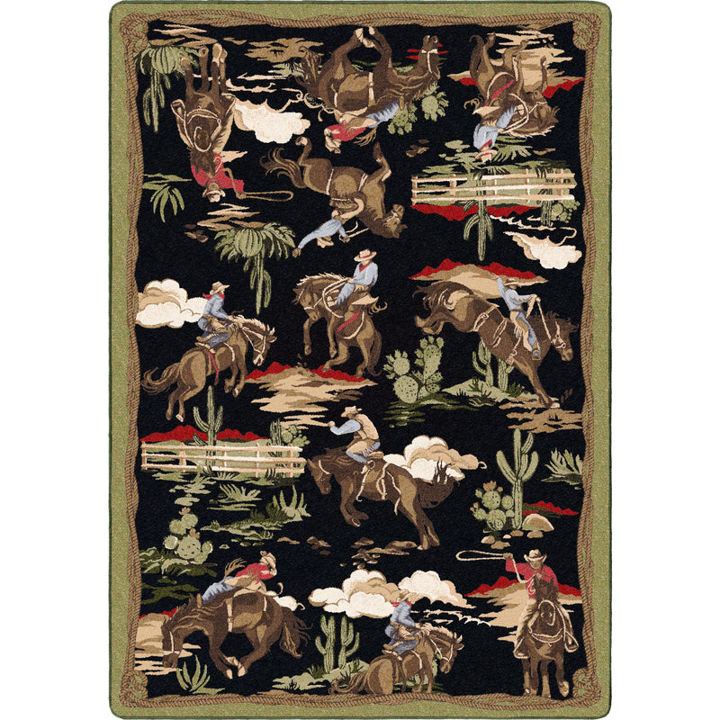 Retro Cowboy Rug - Three Colors Available