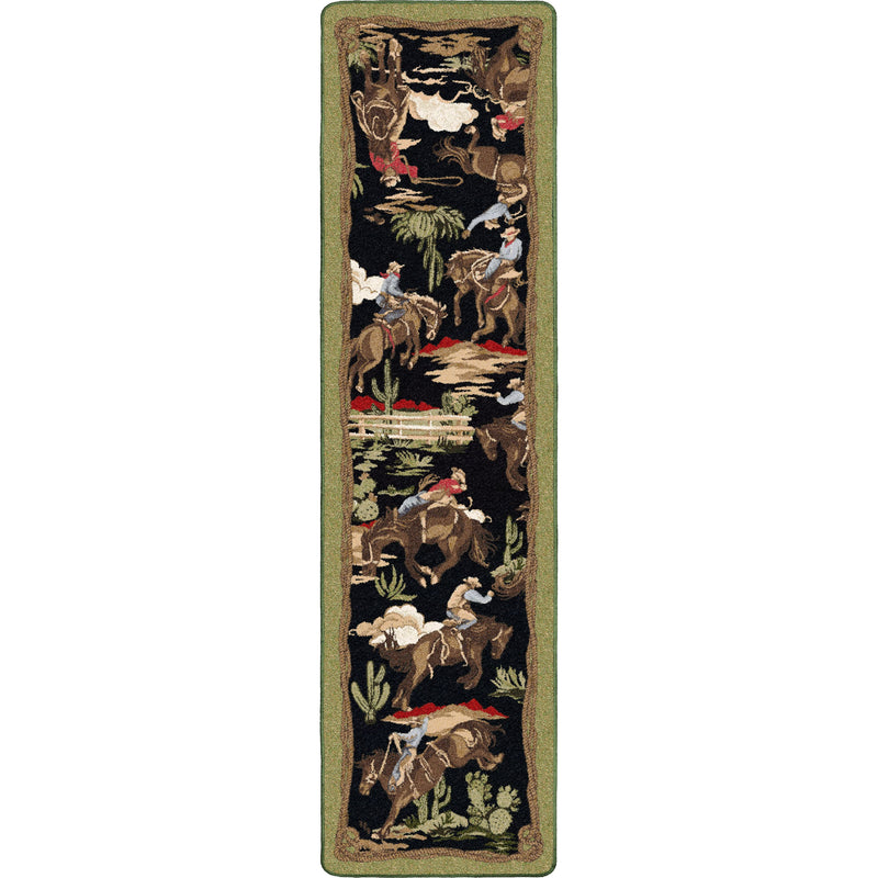 Retro Cowboy Rug - Three Colors Available