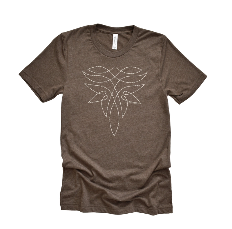 Cowgirl Boot Stitch Tee