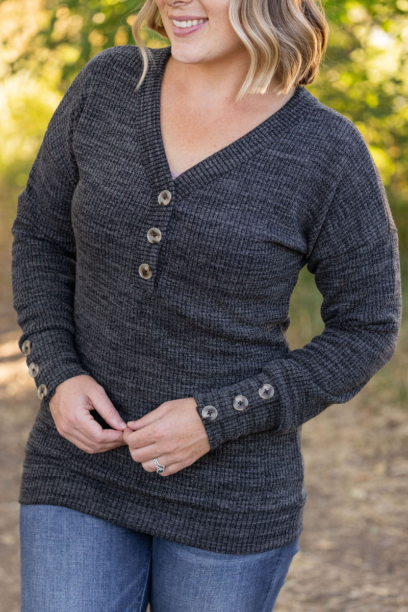 Brittney Button Sweater