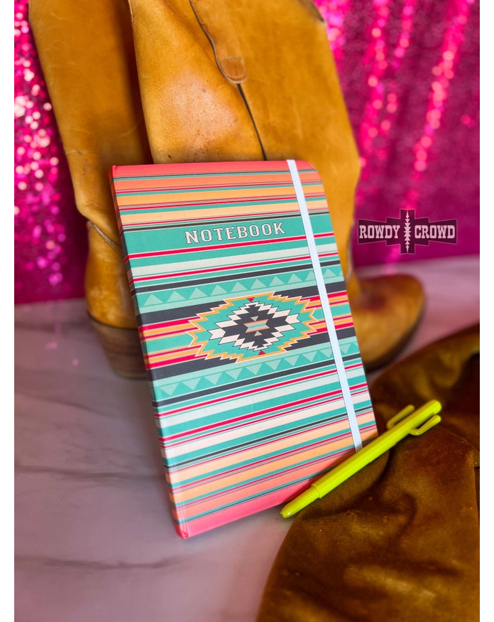 Aztec Neon Notebook