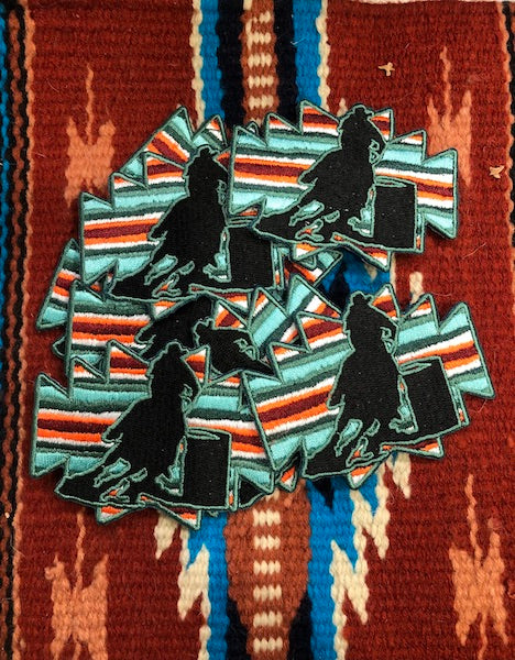 Aztec Serape Barrel Racer Patch