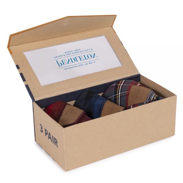 Plaid Pet Bandana Gift Set