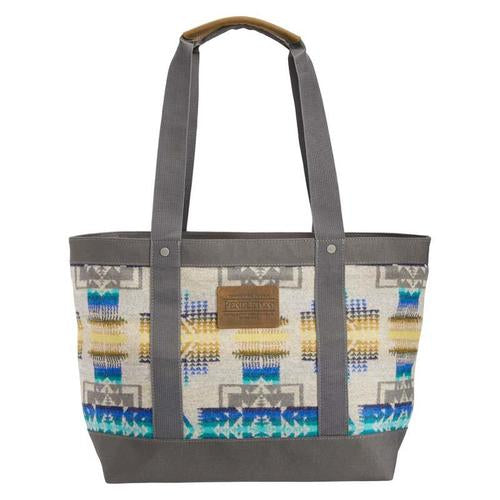 Chief Joseph Blue Zip Tote