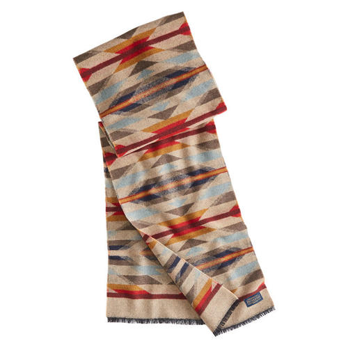 Jacquard Wool Scarf - Three Colors Available