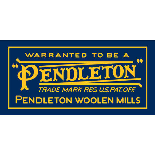 Vintage Metal Pendleton Sign