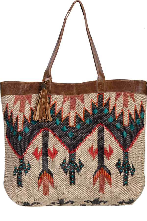 The Aztec Woven Handbag