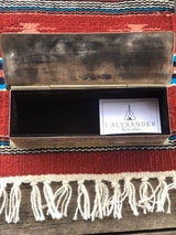 3 Stone Long Silver Box
