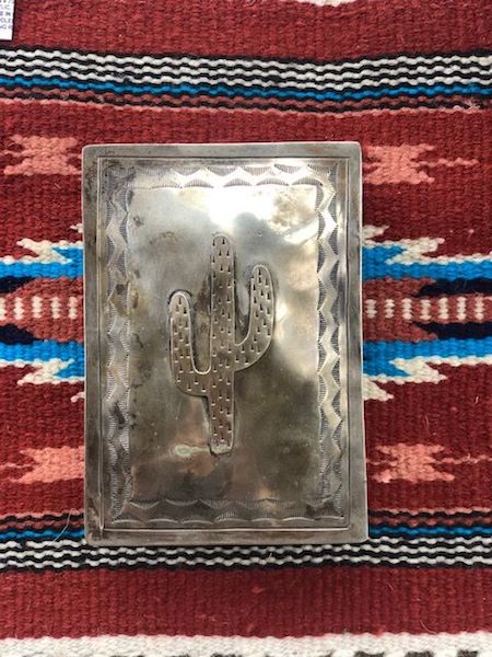 Cactus Style Silver Box