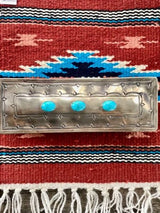 3 Stone Long Silver Box